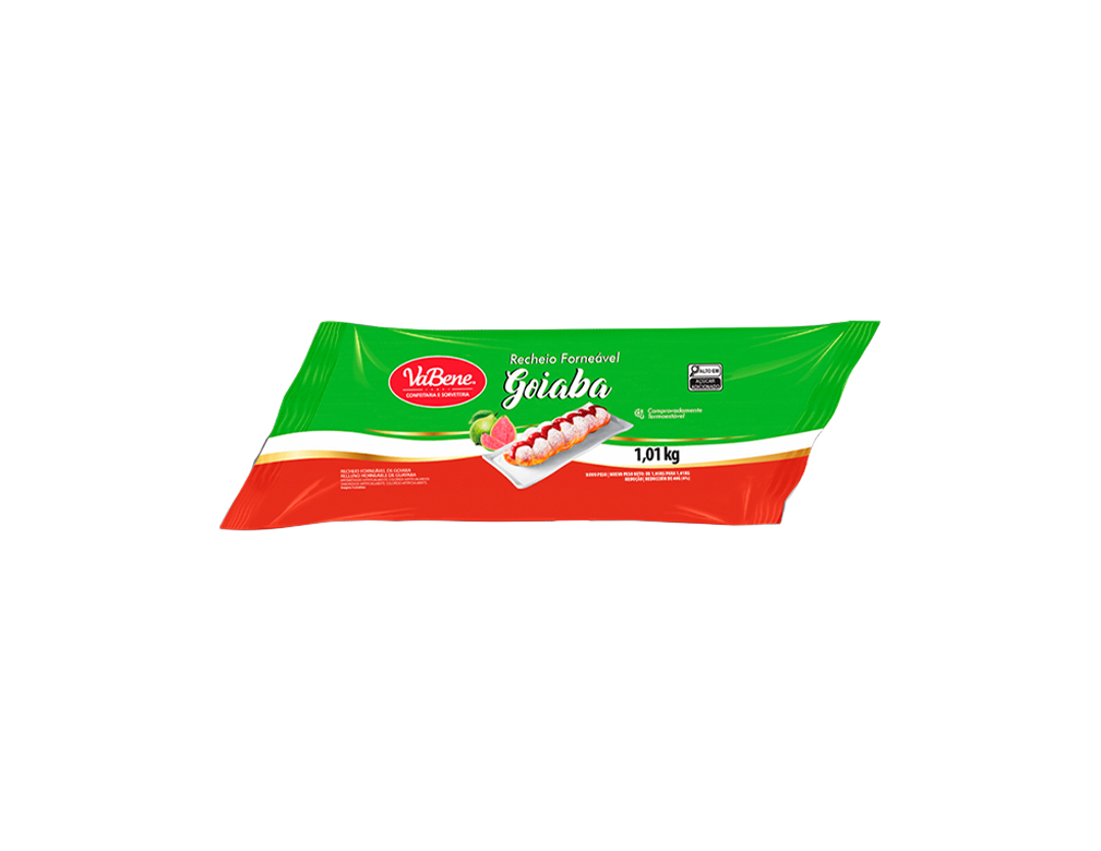 RECHEIO E COBERTURA SABOR GOIABA VABENE 1,01 KG (CX 8 BIS)